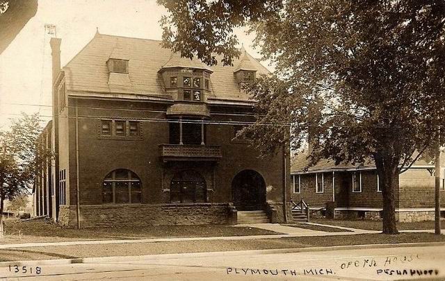 Plymouth Opera House - 1911 Photo From Paul Petoskey